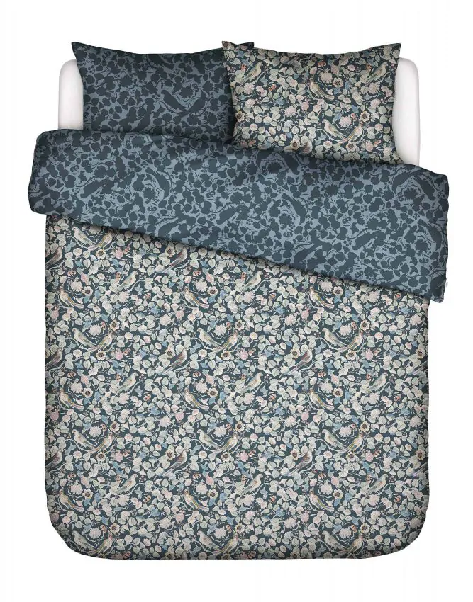 ESSENZA Aleste Slate grey Dekbedovertrekset 200 x 220 cm