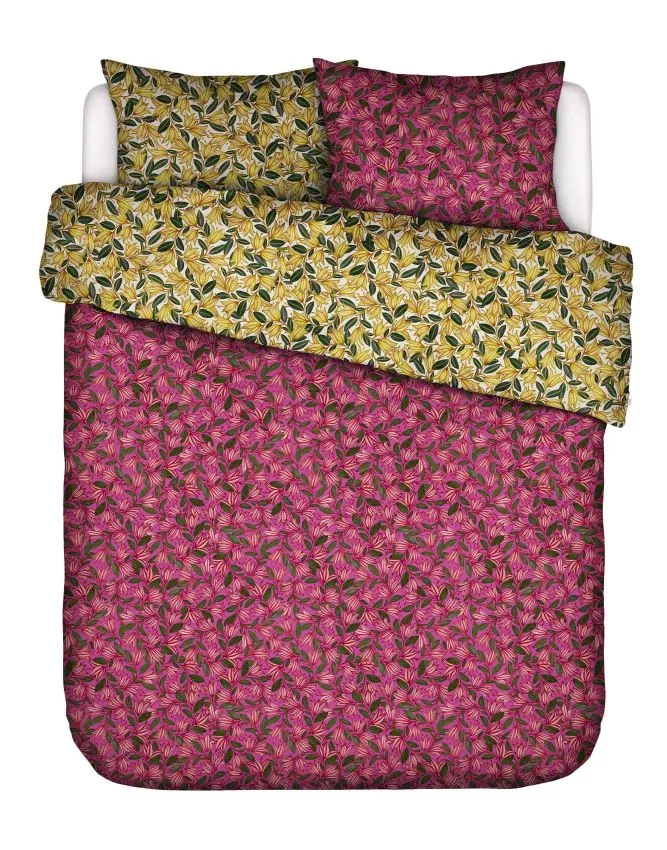 ESSENZA & CO Bellflower Beauty Rose violet Dekbedovertrekset 200 x 220 cm