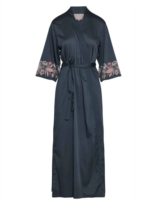 ESSENZA Evi Veronique Slate grey Kimono L