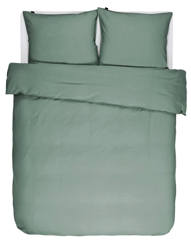 ESSENZA Guy Sea green Dekbedovertrekset 200 x 220 cm