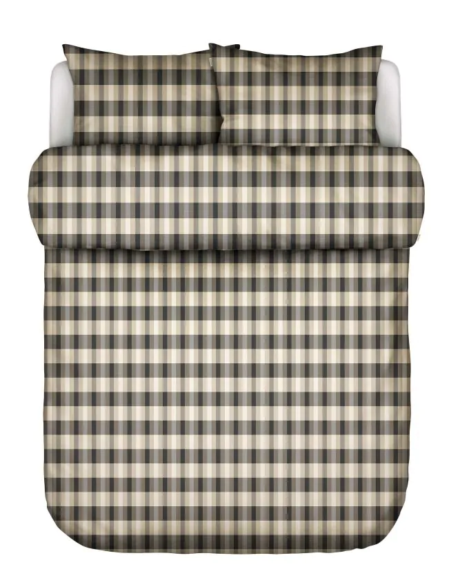 Marc O'Polo Hillan Zwart Dekbedovertrekset 200 x 220 cm