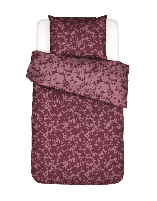 ESSENZA Imara Bordeauxrood Dekbedovertrekset 140 x 220 cm
