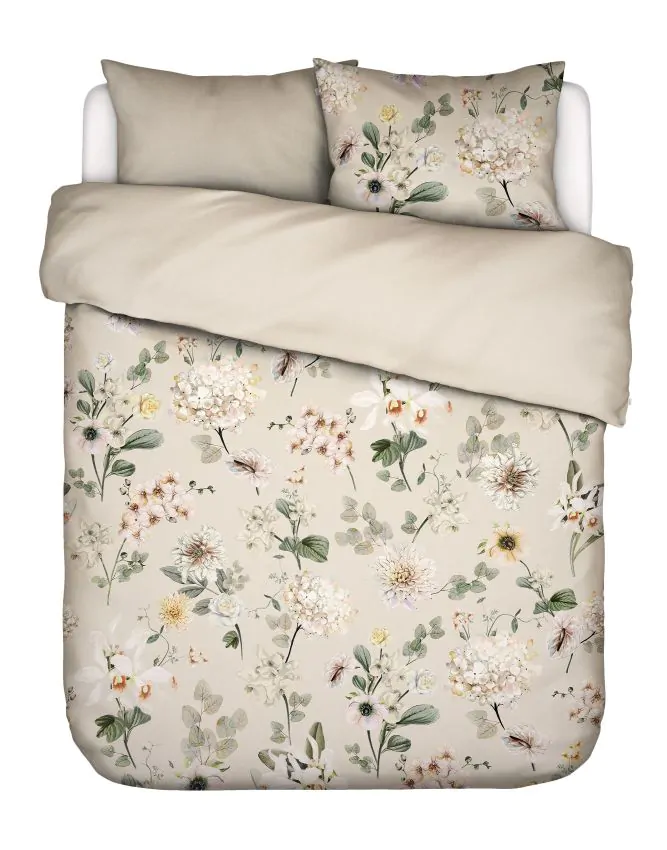ESSENZA Noe Beige Dekbedovertrekset 200 x 220 cm