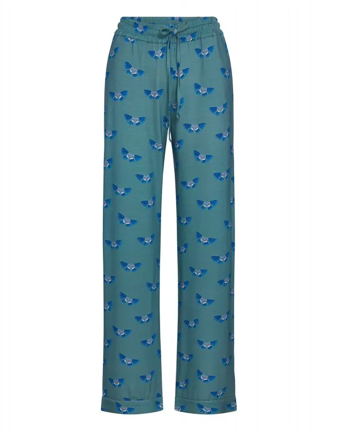 ESSENZA Nora Eliza Soft teal Lange broek XS