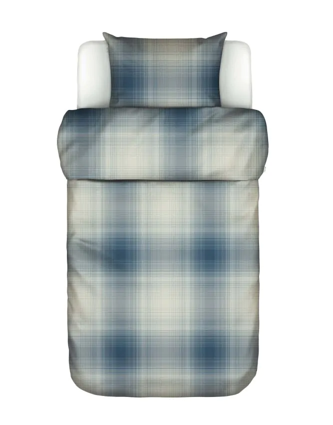 Marc O'Polo Phia Stormy blue Dekbedovertrekset 140 x 220 cm