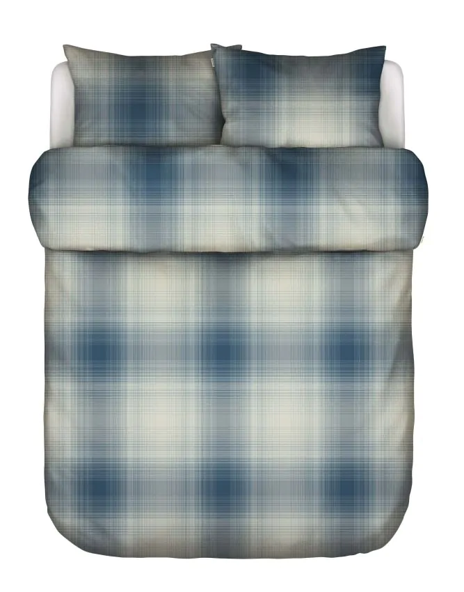 Marc O'Polo Phia Stormy blue Dekbedovertrekset 240 x 220 cm