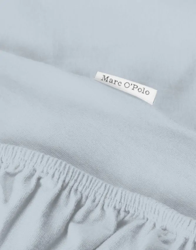 Marc O'Polo Premium Organic Jersey Blue Sky Hoeslaken 90-100 x 200-220 cm