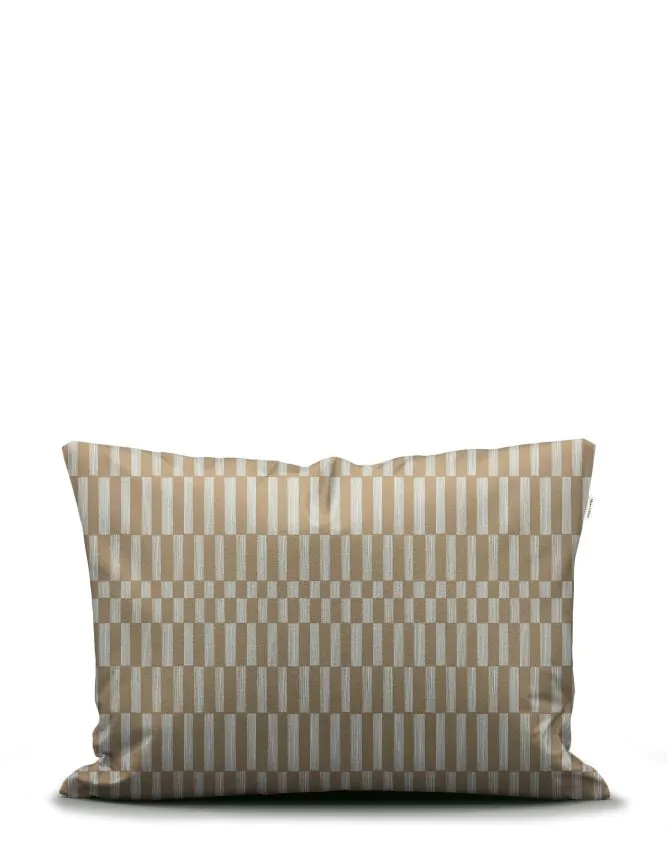 Marc O'Polo Sillia Oak beige Kussensloop 60 x 70 cm