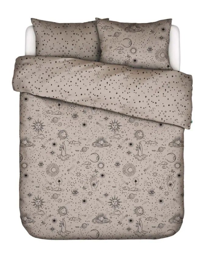 COVERS & CO 0 Taupe Dekbedovertrekset 200 x 220 cm