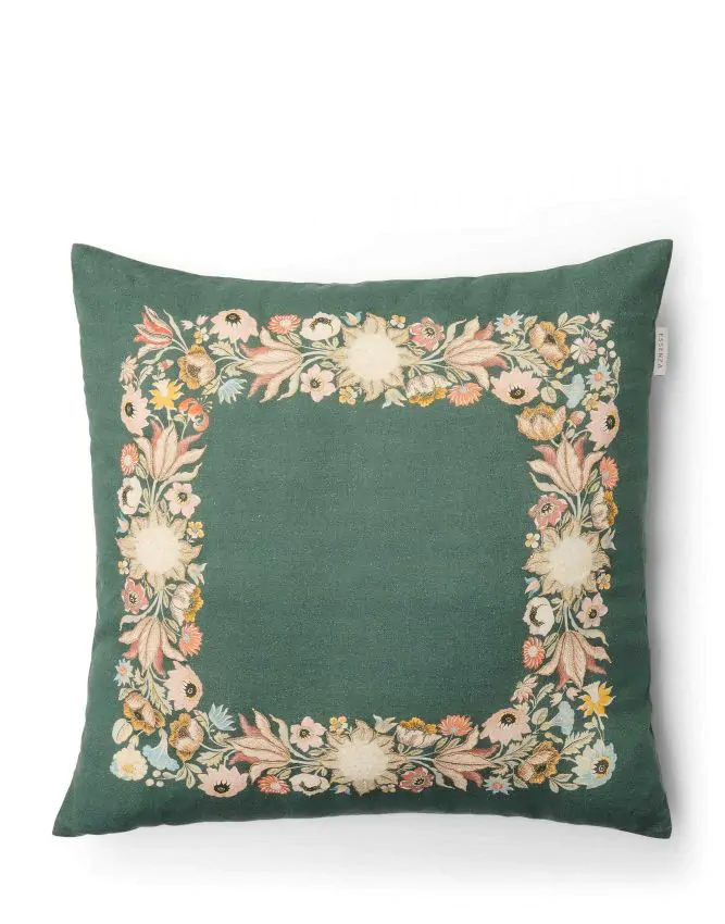 ESSENZA Veroniq Balsam green Sierkussen 50 x 50 cm