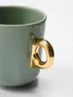 ESSENZA Gallery Stone green Espresso kop & schotel 9 cl