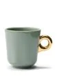 ESSENZA Gallery Stone green Espresso kop & schotel 9 cl