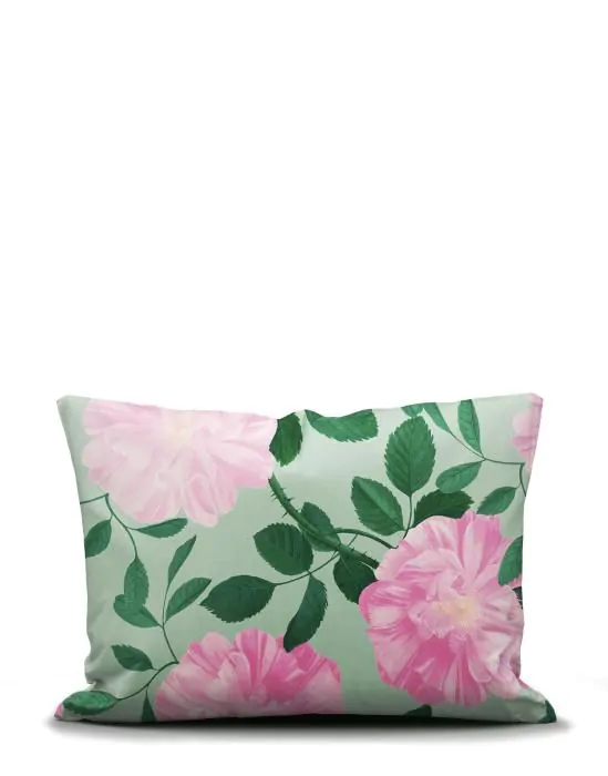 ESSENZA & CO Bloom with a view Misty green Kussensloop 60 x 70 cm