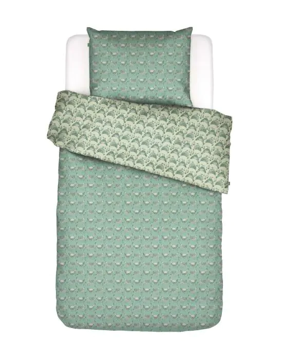 ESSENZA & CO Chicken Run Turquoise Dekbedovertrekset 140 x 220 cm