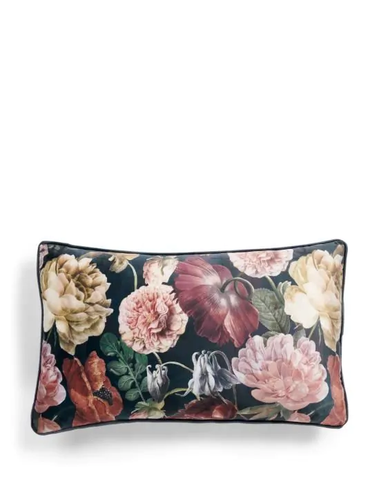 ESSENZA Claire Indigo blauw Sierkussen 30 x 50 cm