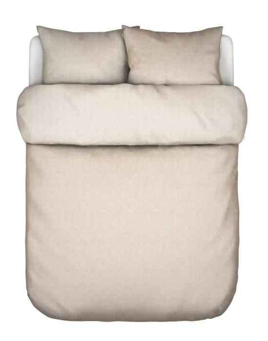 Marc O'Polo Eilif Flannel Oatmeal Dekbedovertrekset 240 x 220 cm