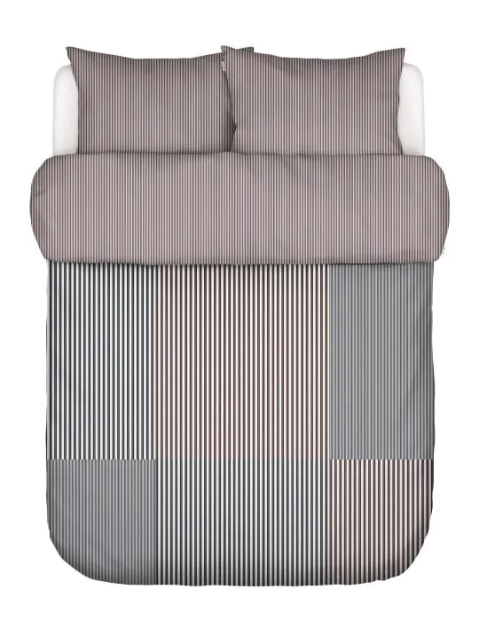 Marc O'Polo Ellan Crimson Brown Dekbedovertrekset 240 x 220 cm
