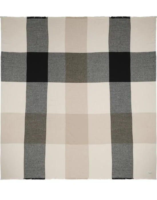 Marc O'Polo Erlend Zwart Plaid 200 x 200 cm