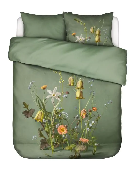 ESSENZA Ficaria Greenish Dekbedovertrekset 240 x 220 cm