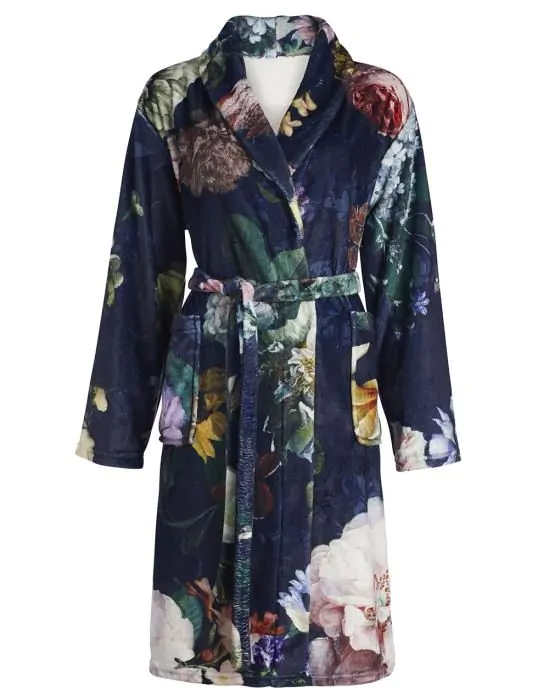 ESSENZA Fleur Nightblue Badjas XL