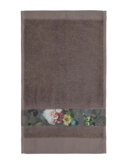 ESSENZA Fleur Taupe Gastendoek 30 x 50 cm