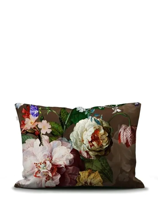 ESSENZA Fleur Chocolate Kussensloop 60 x 70 cm