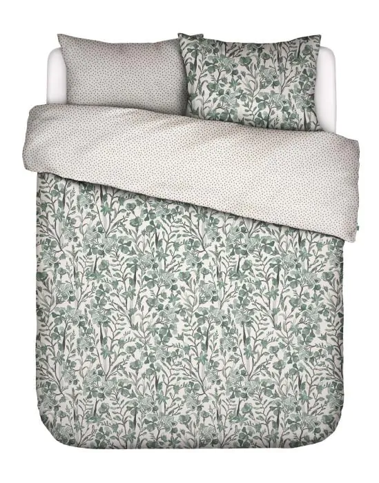 COVERS & CO Floral fiesta Groen Dekbedovertrekset 200 x 220 cm