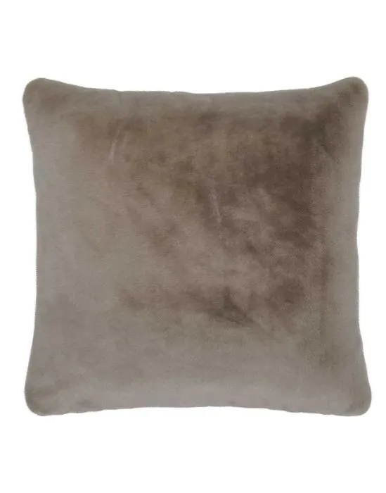 ESSENZA Furry Taupe Sierkussen 50 x 50 cm
