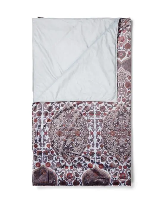 ESSENZA Giulia Iceblue Plaid 135 x 170 cm