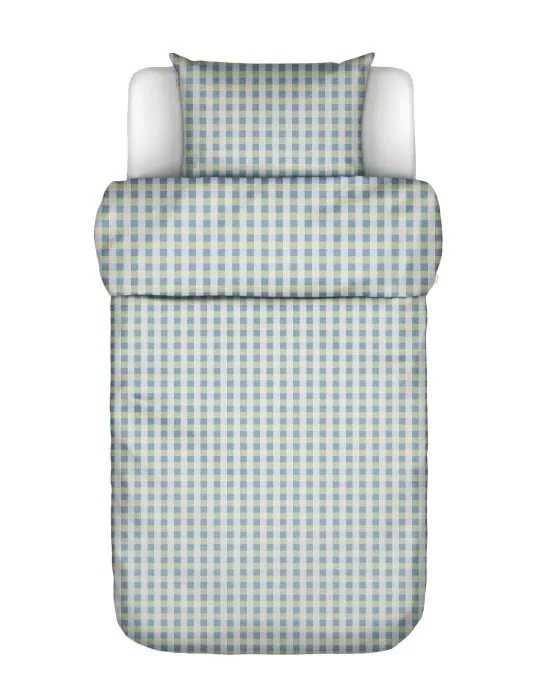 Marc O'Polo Gyda Sage green Dekbedovertrekset 140 x 220 cm
