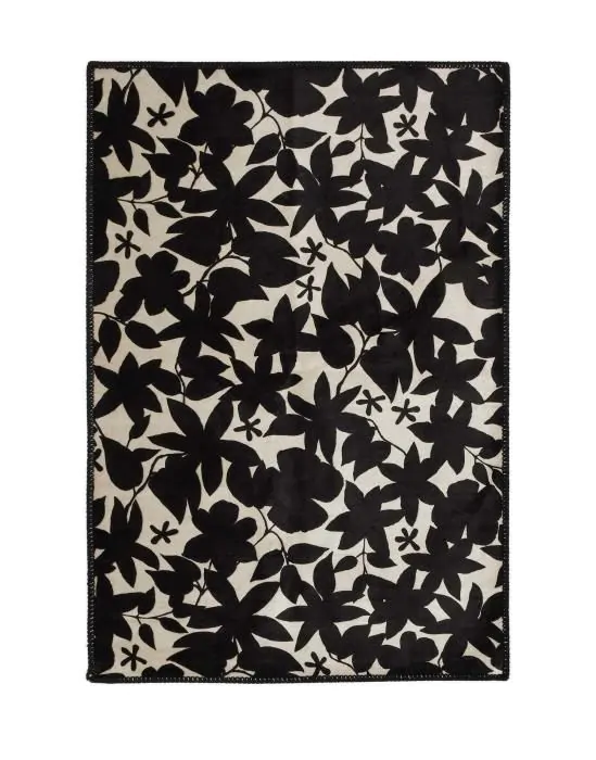 ESSENZA Imara Antraciet Vloerkleed klein 60 x 90 cm