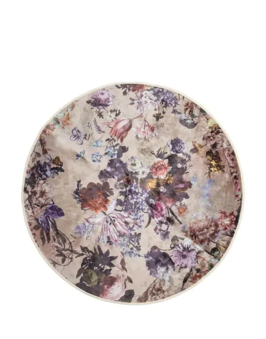 ESSENZA Isabelle Clay Rond klein vloerkleed 90 cm