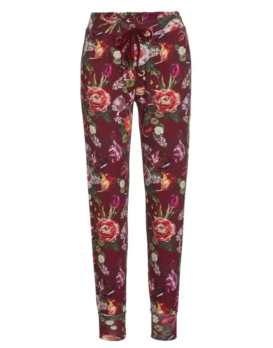ESSENZA Jules Scarlett Wijnrood Lange broek XS
