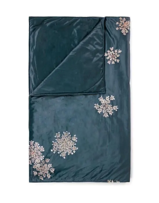 ESSENZA Lauren Indigo blue Plaid 240 x 100 cm