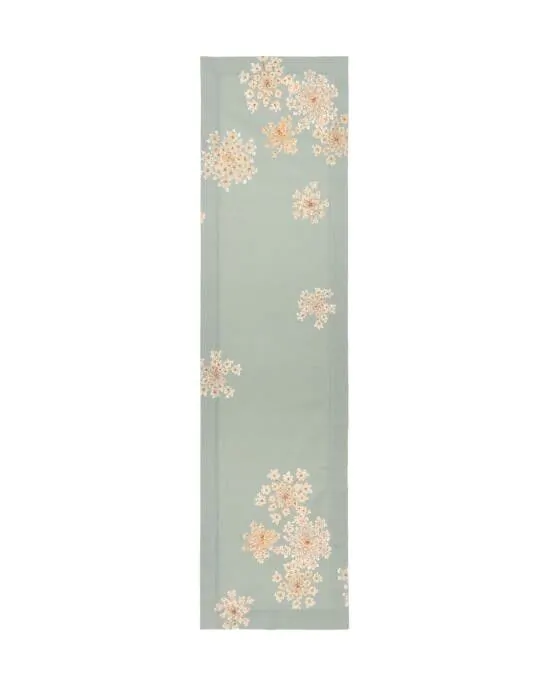 ESSENZA Lauren Stone green Tafelloper 40 x 150 cm
