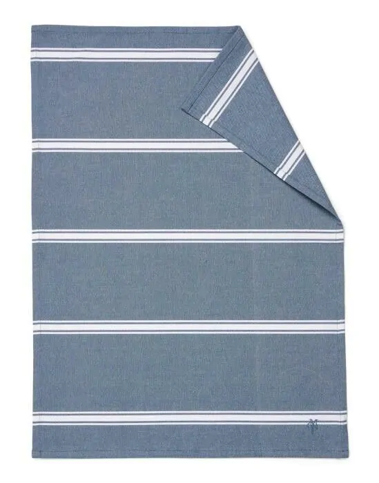 Marc O'Polo Lovon Smoke blue Theedoek 50 x 70 cm