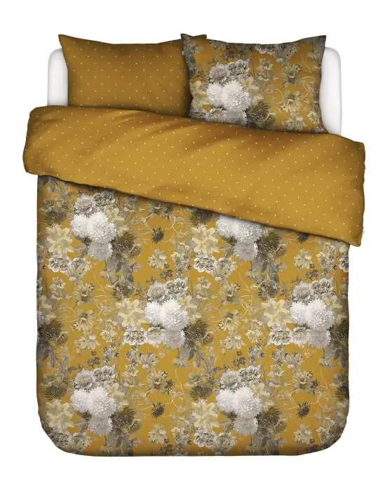 ESSENZA Maily Gold Dekbedovertrekset 200 x 220 cm