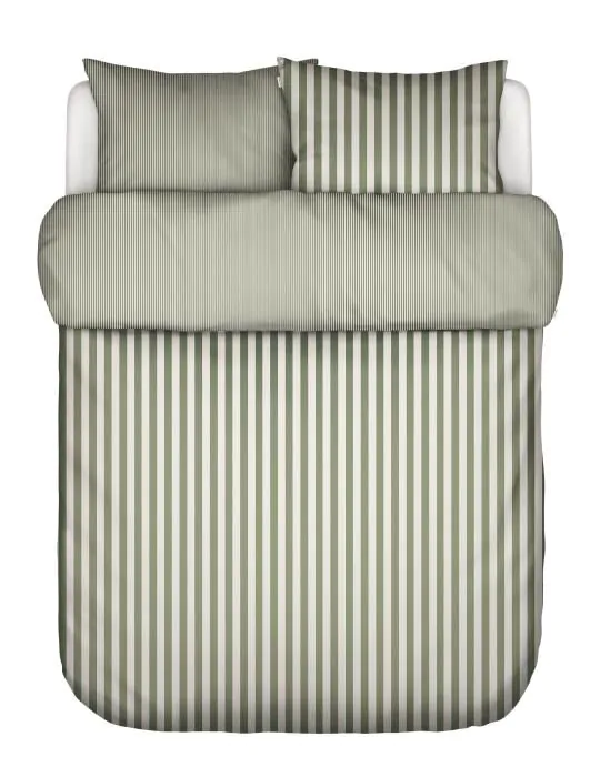 Marc O'Polo Mikkeli Sage green Dekbedovertrekset 200 x 220 cm