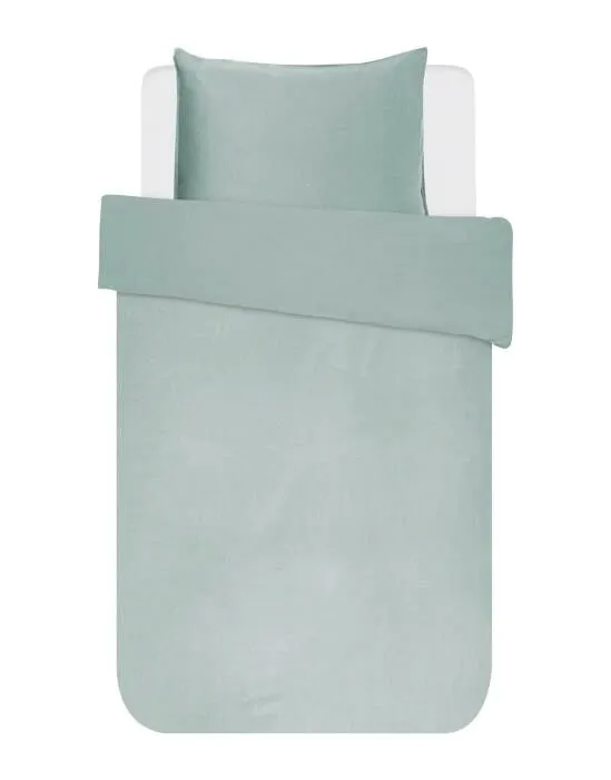 ESSENZA Minte Dusty green Dekbedovertrekset 140 x 220 cm