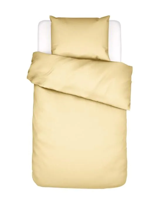 ESSENZA Minte Yellow straw Dekbedovertrekset 140 x 220 cm