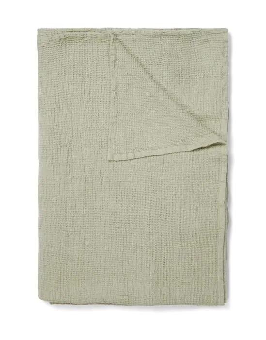 Marc O'Polo Norell Sage green Sprei 180 x 265 cm