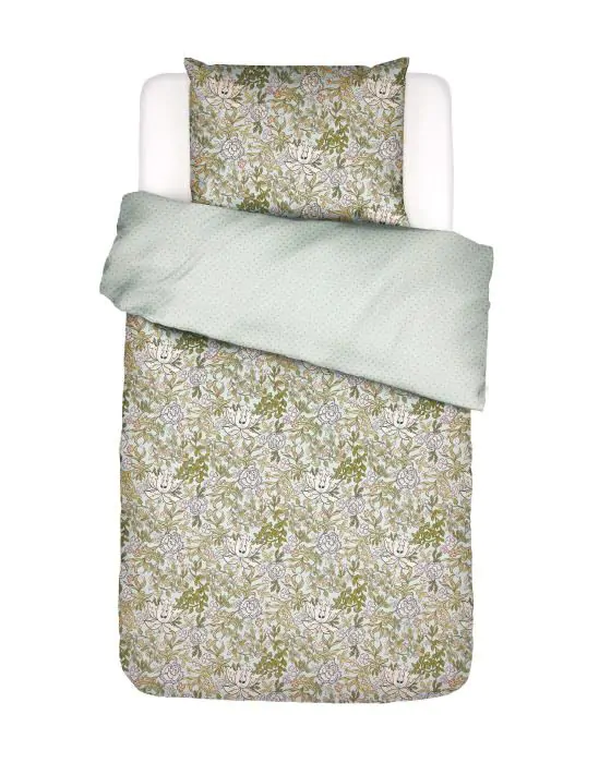 ESSENZA Ophelia Hazy Blue Dekbedovertrekset 140 x 220 cm