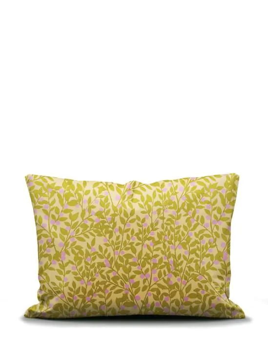 ESSENZA & CO Petite berry lemon yellow Kussensloop 60 x 70 cm