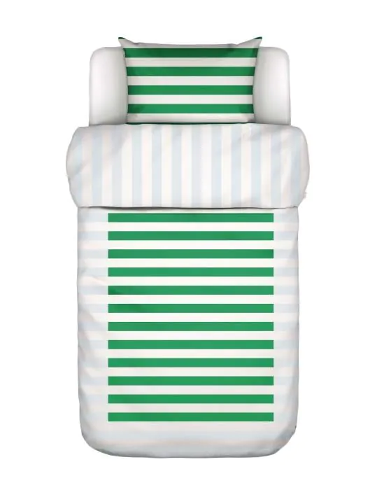 Marc O'Polo Sanna Vivid Green Dekbedovertrekset 140 x 220 cm