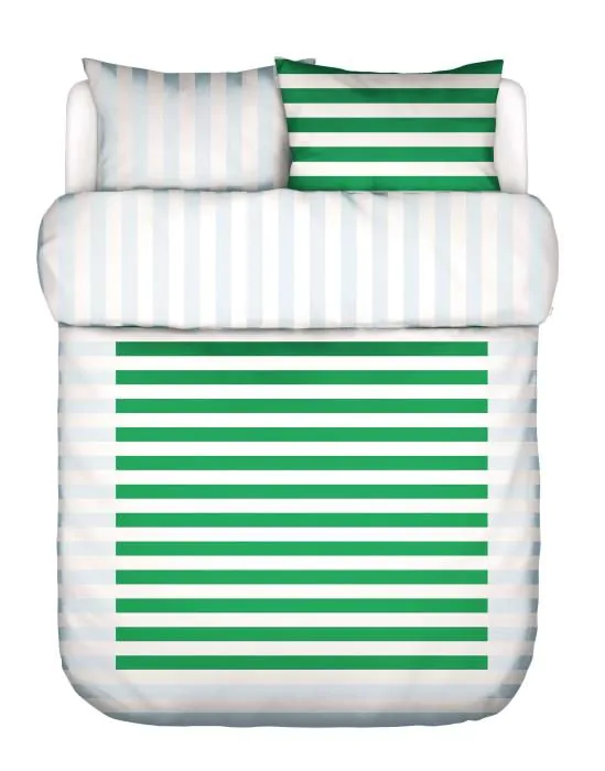Marc O'Polo Sanna Vivid Green Dekbedovertrekset 240 x 220 cm
