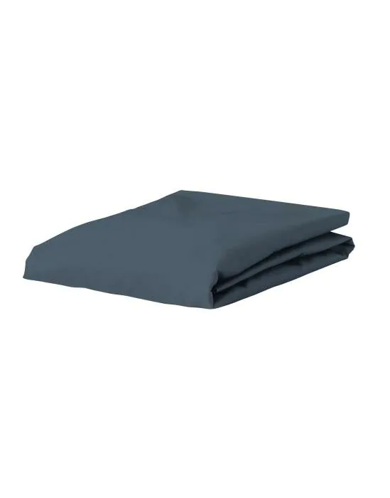 ESSENZA Satin Stone blue Hoeslaken 80 x 200 cm