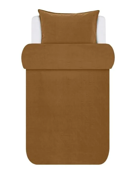 Marc O'Polo Senja Toffee Brown Dekbedovertrekset 140 x 220 cm