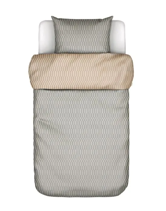 Marc O'Polo Sillia Neutral Grey Dekbedovertrekset 140 x 220 cm