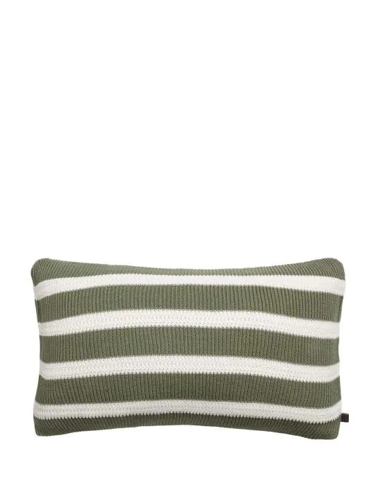 Marc O'Polo Structure knit Garden green Sierkussen 30 x 50 cm