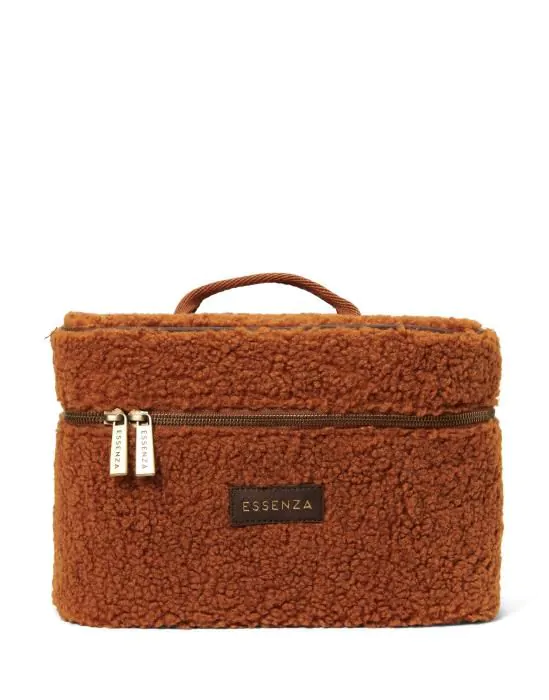 ESSENZA Tracy Teddy Leather brown Beauty Case One Size